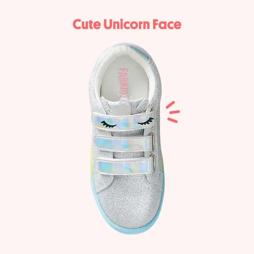 FabKids Kids Sneakers Boys Girls White Shoes Low Top Lace Up Footwear for Toddler Little Kid Big Kid