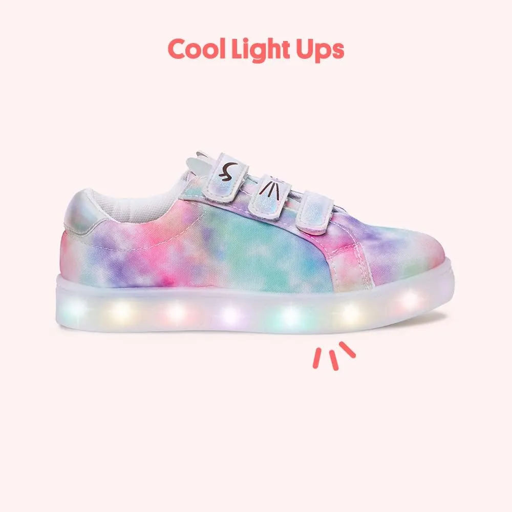 FabKids Kids Sneakers Boys Girls White Shoes Low Top Lace Up Footwear for Toddler Little Kid Big Kid