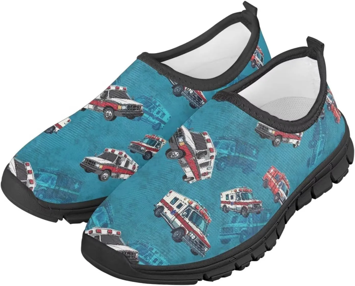 Fashion Casual Walking Shoes Boys Comfort Barefoot Sneakers Elastic Shock Absorption Anti-Skid Loafers Size 11-15 Black Sole