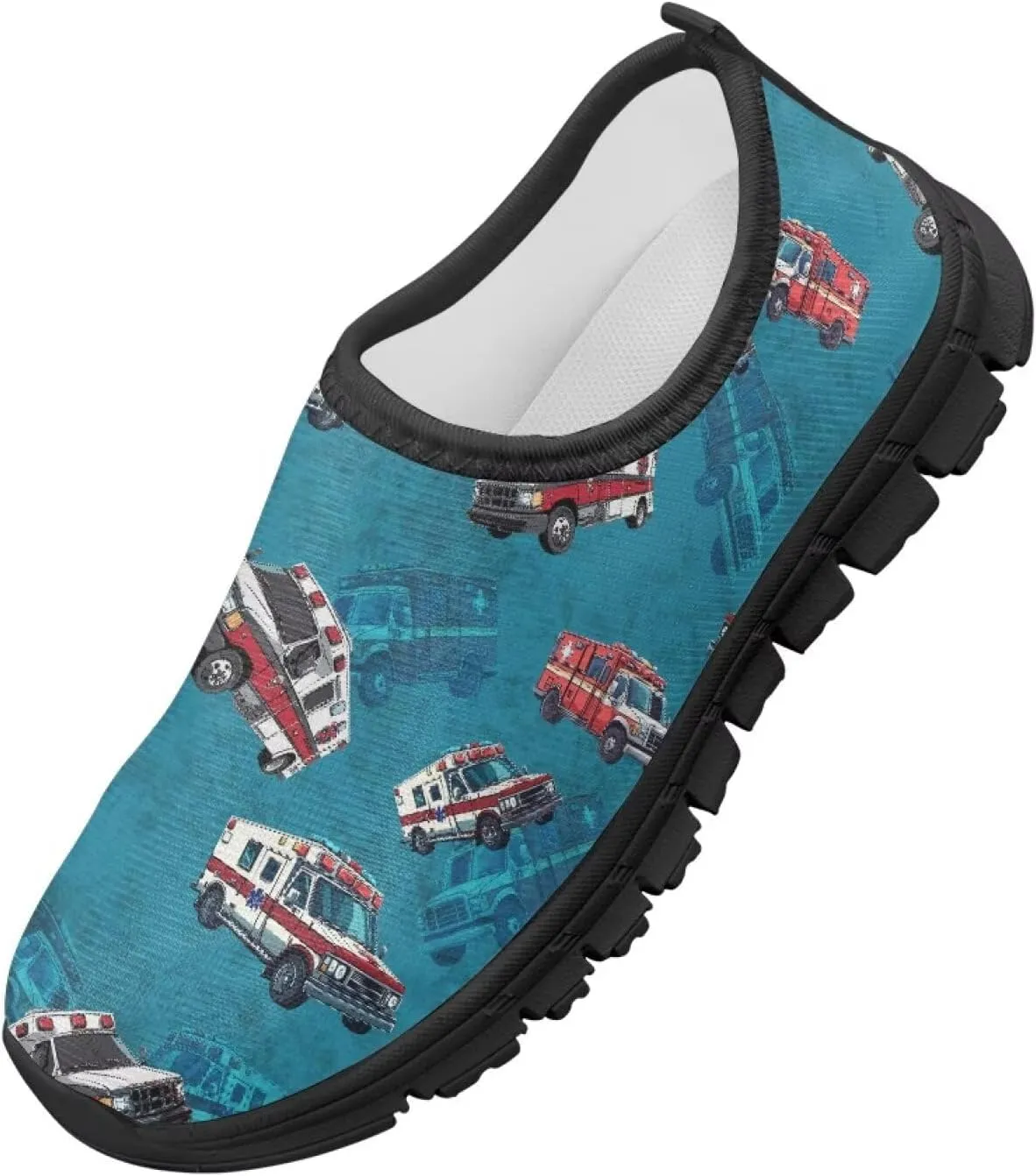 Fashion Casual Walking Shoes Boys Comfort Barefoot Sneakers Elastic Shock Absorption Anti-Skid Loafers Size 11-15 Black Sole