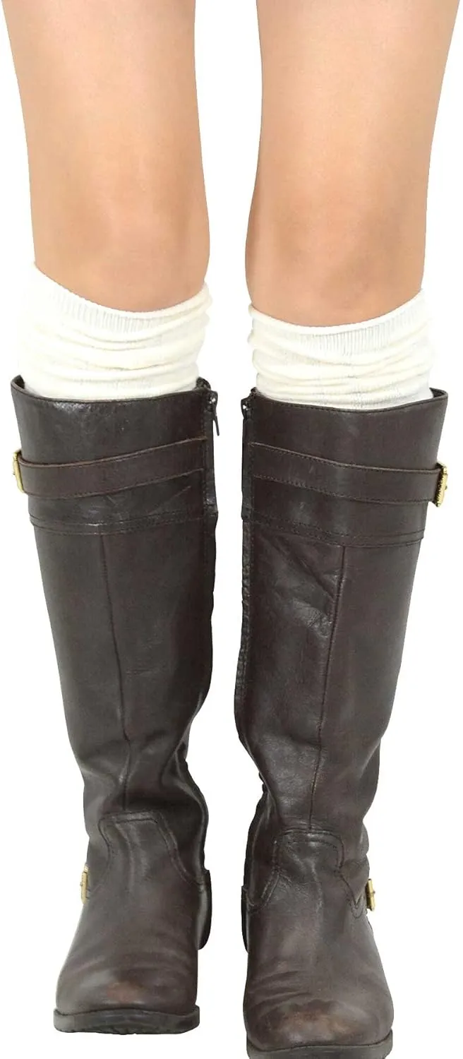 Fashionable Cotton Slouchy Boot Socks for Women and Girls: Long Thigh Highs, Over-the-Knee Highs, and Knee Highs