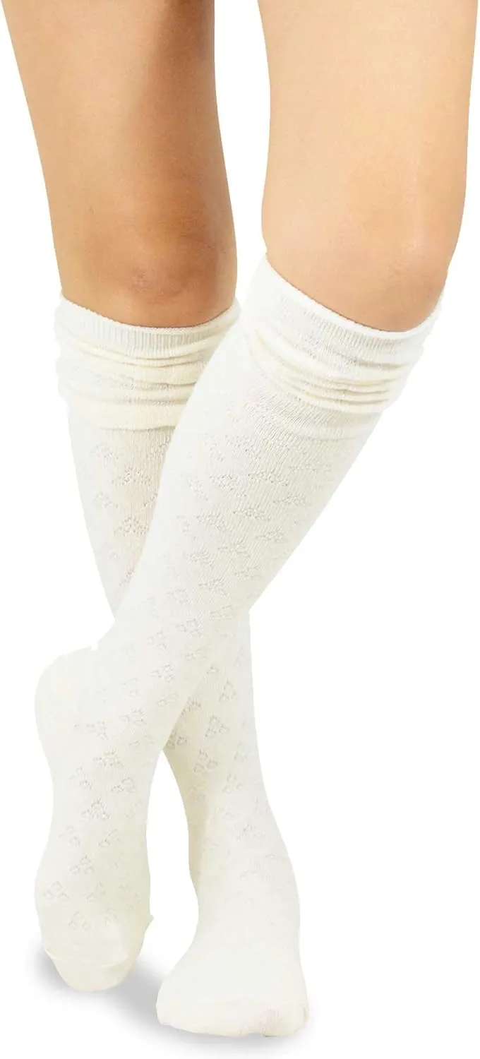 Fashionable Cotton Slouchy Boot Socks for Women and Girls: Long Thigh Highs, Over-the-Knee Highs, and Knee Highs