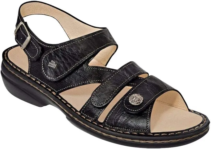 Finn Comfort Women Strappy Sandals Ankle Strap, 34 EU X-Weit