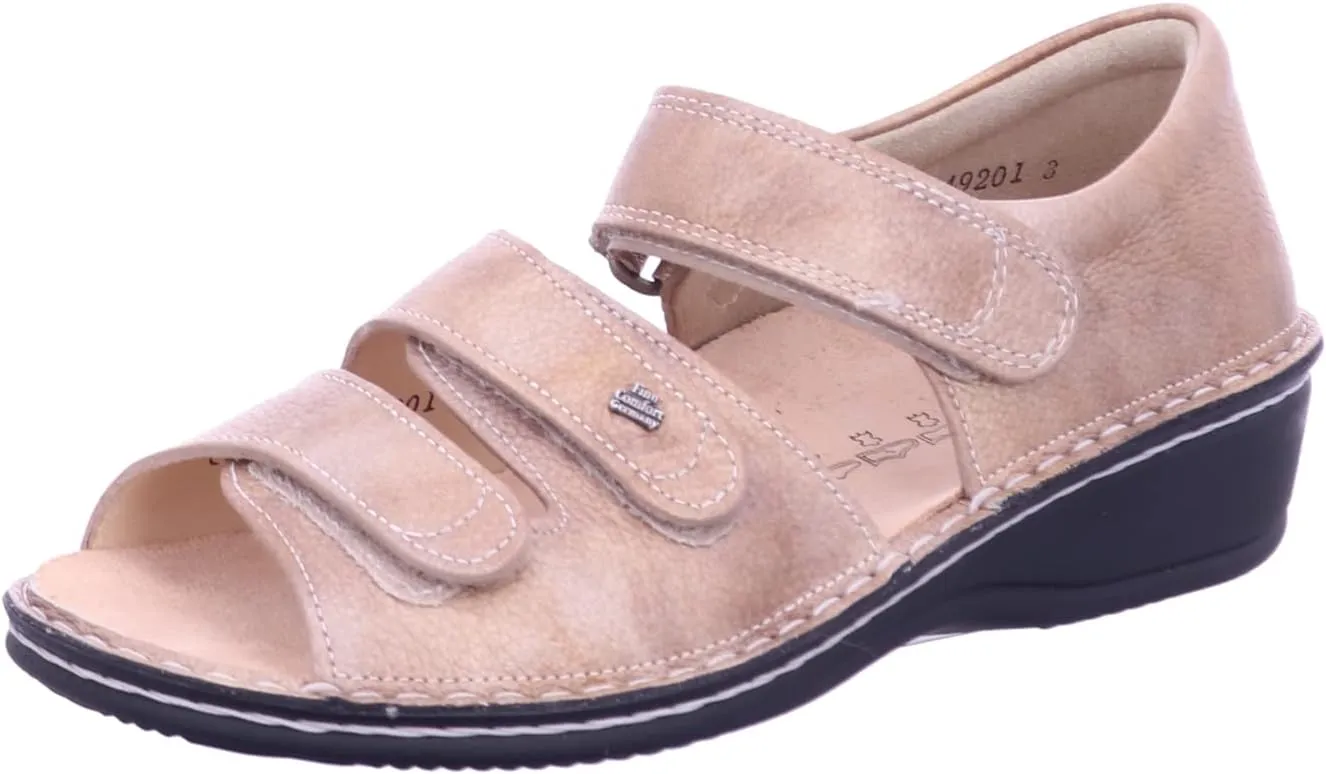 Finn Comfort Women Strappy Sandals Ankle Strap, 36 EU Weit