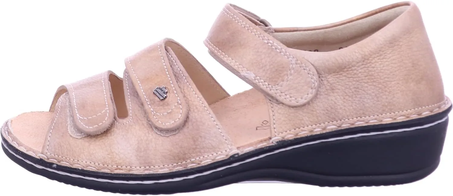 Finn Comfort Women Strappy Sandals Ankle Strap, 36 EU Weit