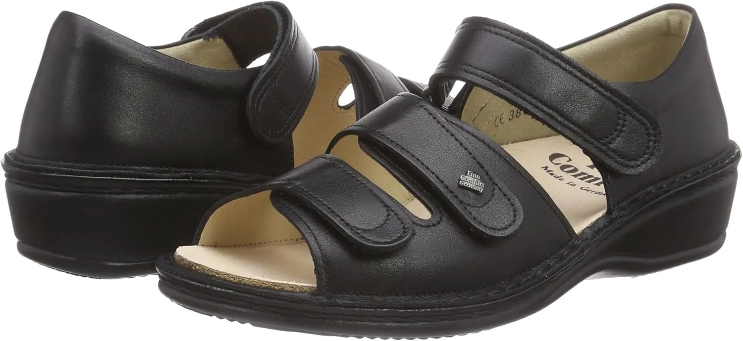 Finn Comfort Women Strappy Sandals Ankle Strap, 36 EU Weit
