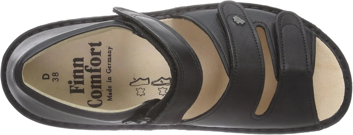 Finn Comfort Women Strappy Sandals Ankle Strap, 36 EU Weit