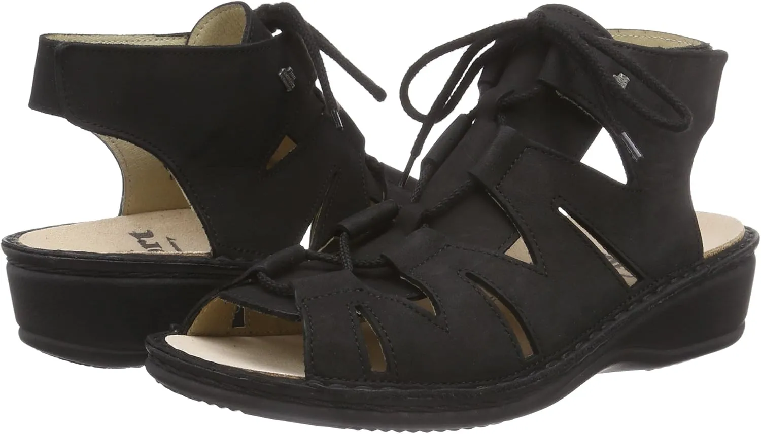 Finn Comfort Women's Strappy Sandals Ankle Strap, 35 EU X-Ancho