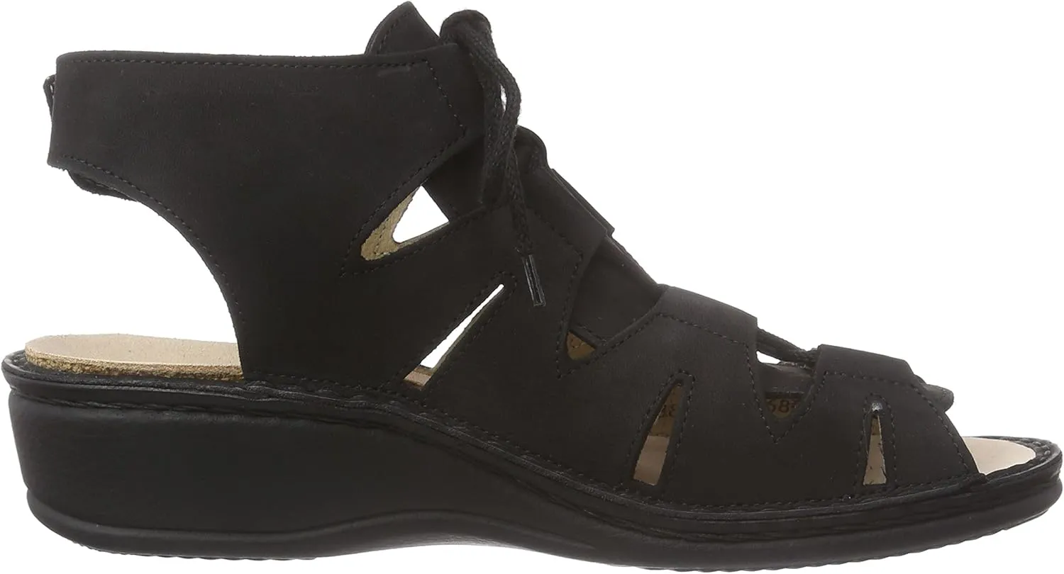 Finn Comfort Women's Strappy Sandals Ankle Strap, 35 EU X-Ancho