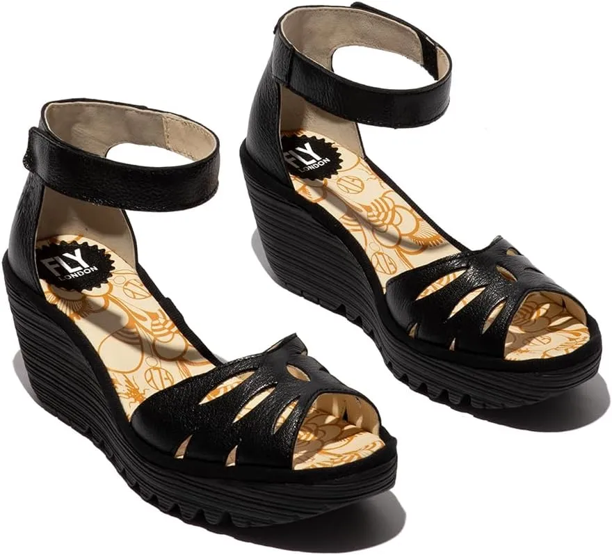 FLY London Women's Yelu454fly Wedge Sandal