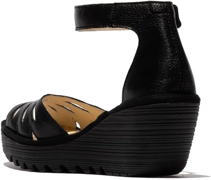 FLY London Women's Yelu454fly Wedge Sandal