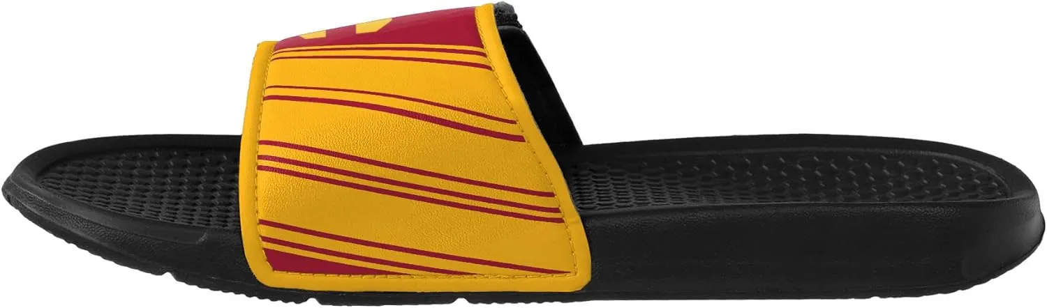 FOCO Men's NCAA College Team Logo Shower Sport Legacy Slide Flip Flop Sandals USC Velcro Extra Large