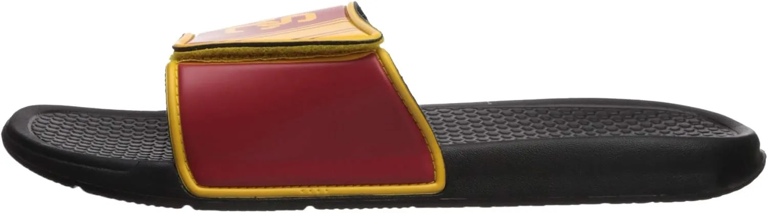 FOCO Men's NCAA College Team Logo Shower Sport Legacy Slide Flip Flop Sandals USC Velcro Extra Large