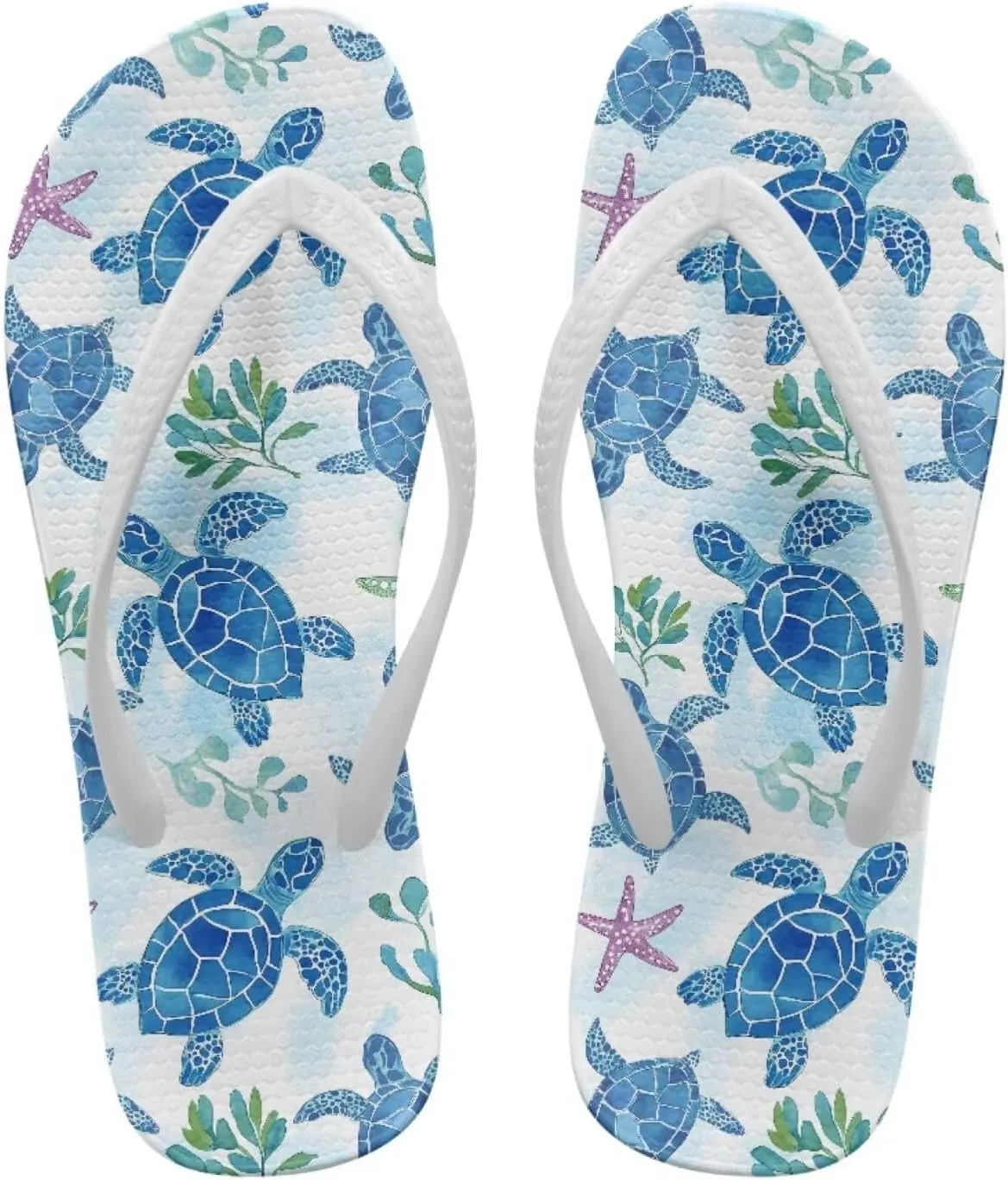 Forchrinse Custom Flip Flops Slippers for Women Quick Dry Shower Slides Non Slip Summer Flats Sandals for Beach Thong Sandals