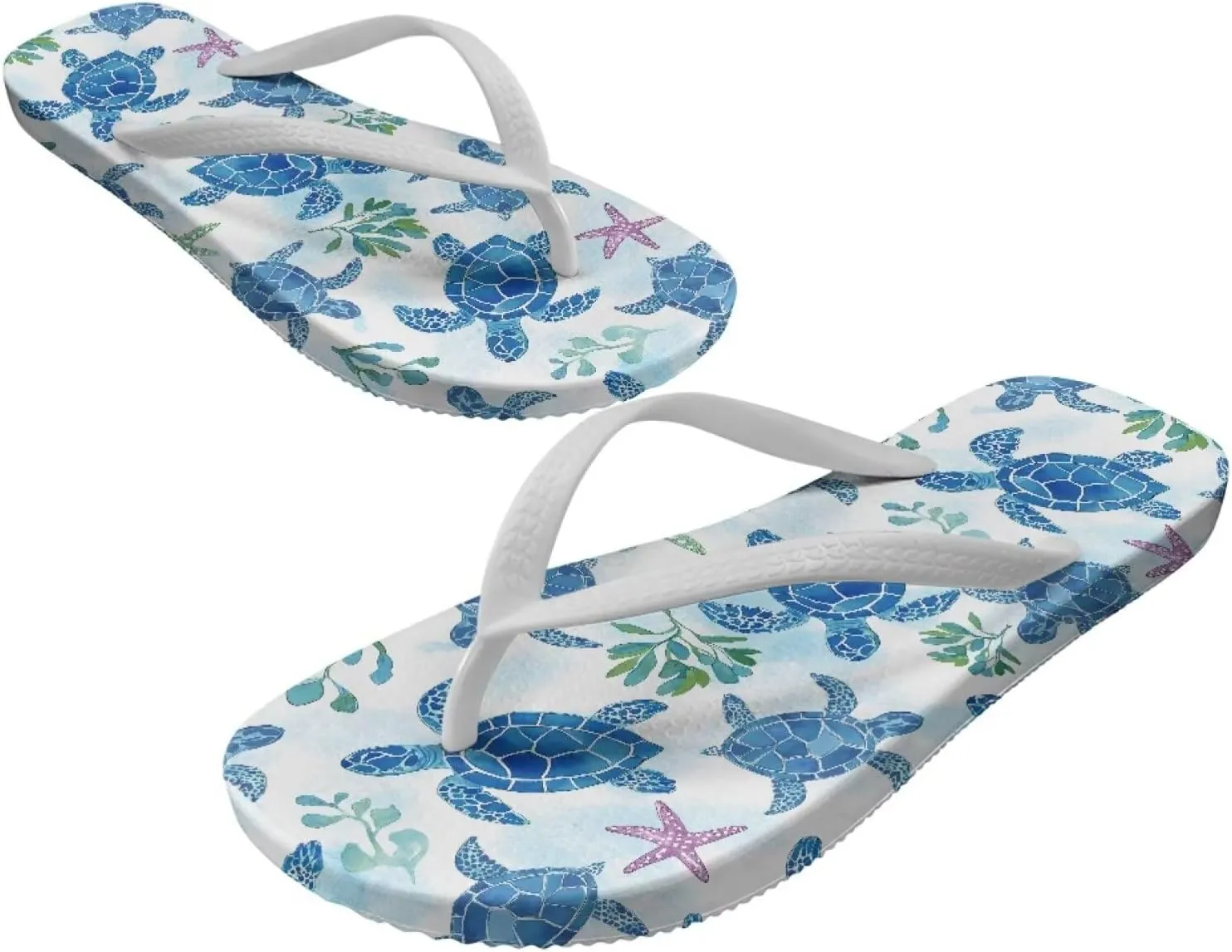 Forchrinse Custom Flip Flops Slippers for Women Quick Dry Shower Slides Non Slip Summer Flats Sandals for Beach Thong Sandals