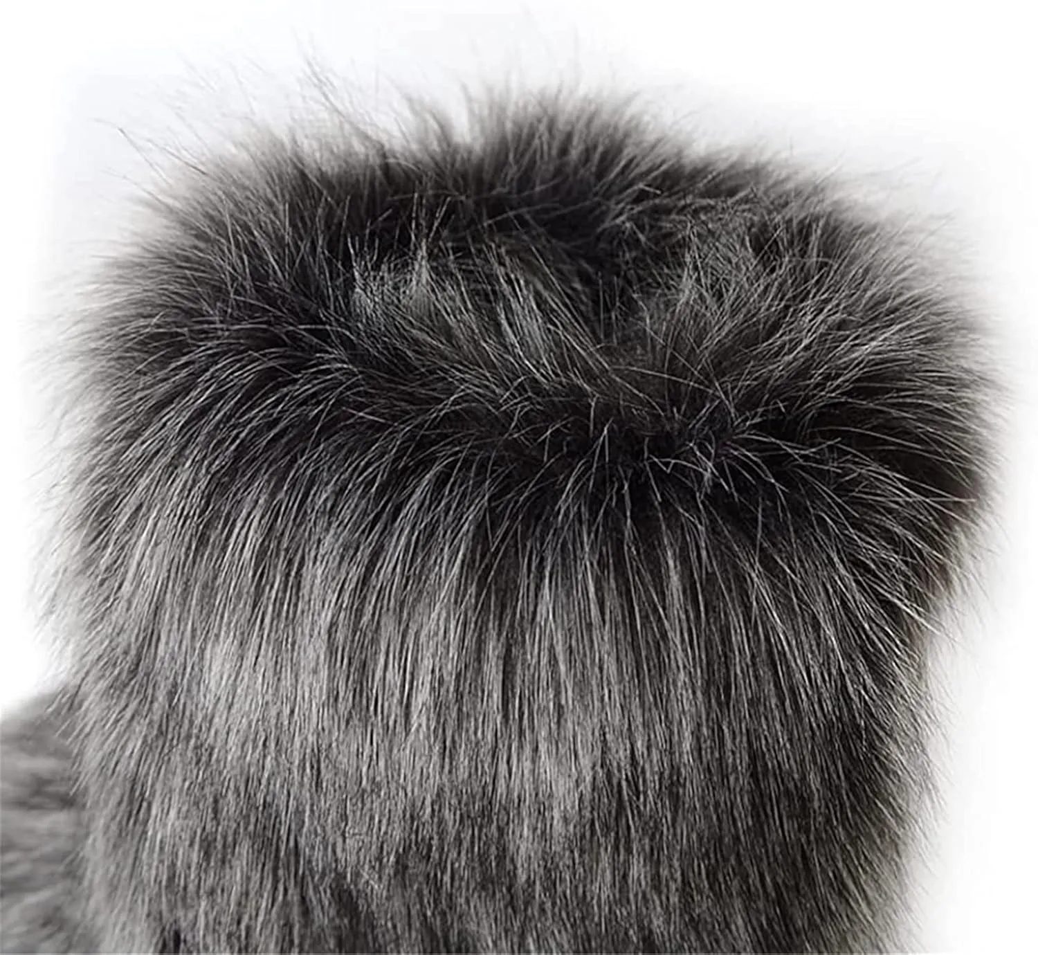 FUNCOS Women's Faux Fur Boots Warm Fuzzy Fluffy Winter Halloween Party Costume Shoes