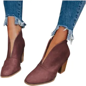 Gibobby Women's Orange Wedge Heel Ankle Boots Size 10-12, Casual Dressy Fashion Cowboy Style, Waterproof, Suede, Rhinestones, Sunflower Boots