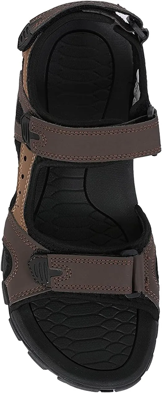 Gioberti Men Open Toe Sandals with Adjustable Straps and Arch Support