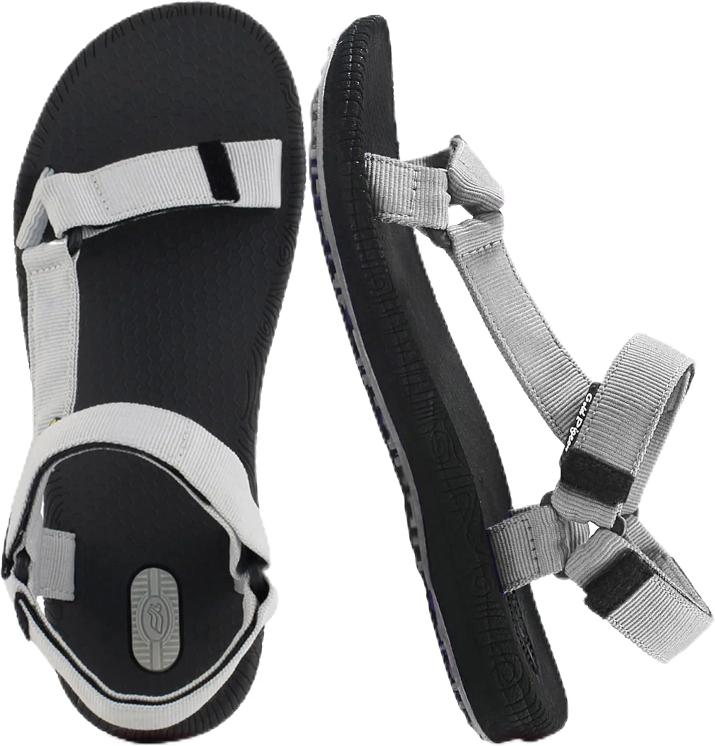 Gold Pigeon Shoes SIMPLUS Unisex Ultra-Cuhion Yoga Mat Athlete Sandals Adjustabl Straps with Heel Support