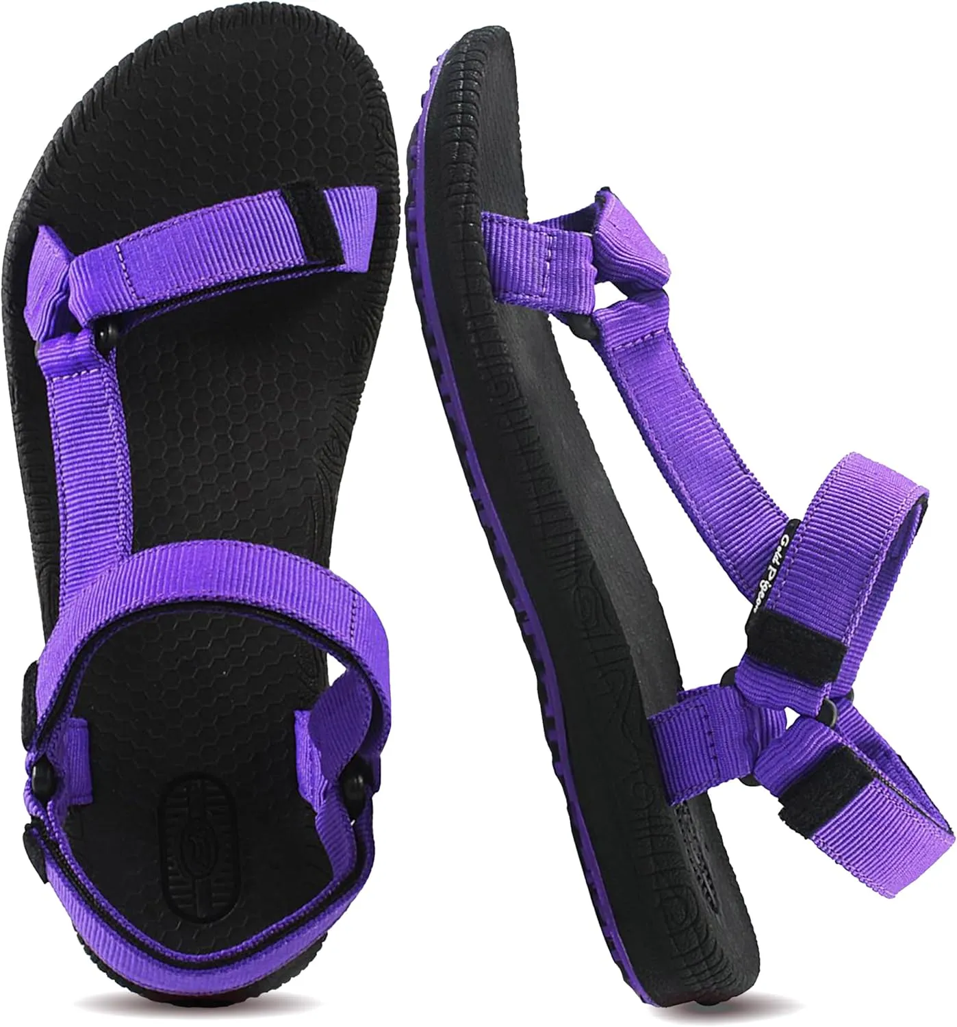 Gold Pigeon Shoes SIMPLUS Unisex Ultra-Cuhion Yoga Mat Athlete Sandals Adjustabl Straps with Heel Support
