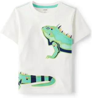Gymboree Boys' and Toddler Short Sleeve Embroidered Tops