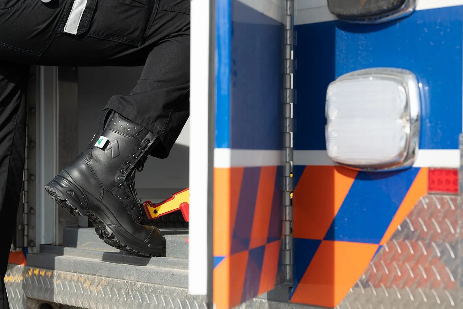 HAIX Airpower XR2 Women's Composite-Toed Lightweight Puncture-Resistant Waterproof EMS Working Boots with Supported Arches