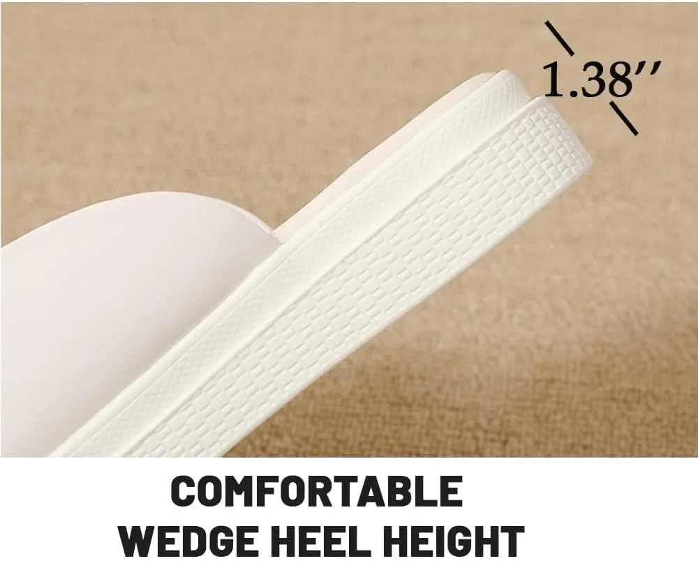 HESBITEUL Women's Wedge Sandals Open-Toe Platform Arch Support Sandals