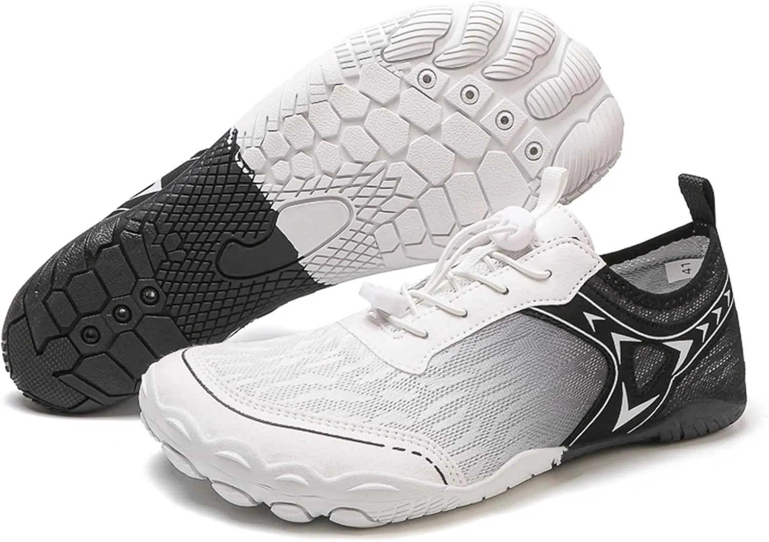 Hike Barefoot Shoes Womens Mens Water Shoes Lightweight Comfortable Slip On Walking Sneakers Wide Toe Plantar Fasciitis Footwear Non-Slip Outdoor Sports Zero Drop Shoe
