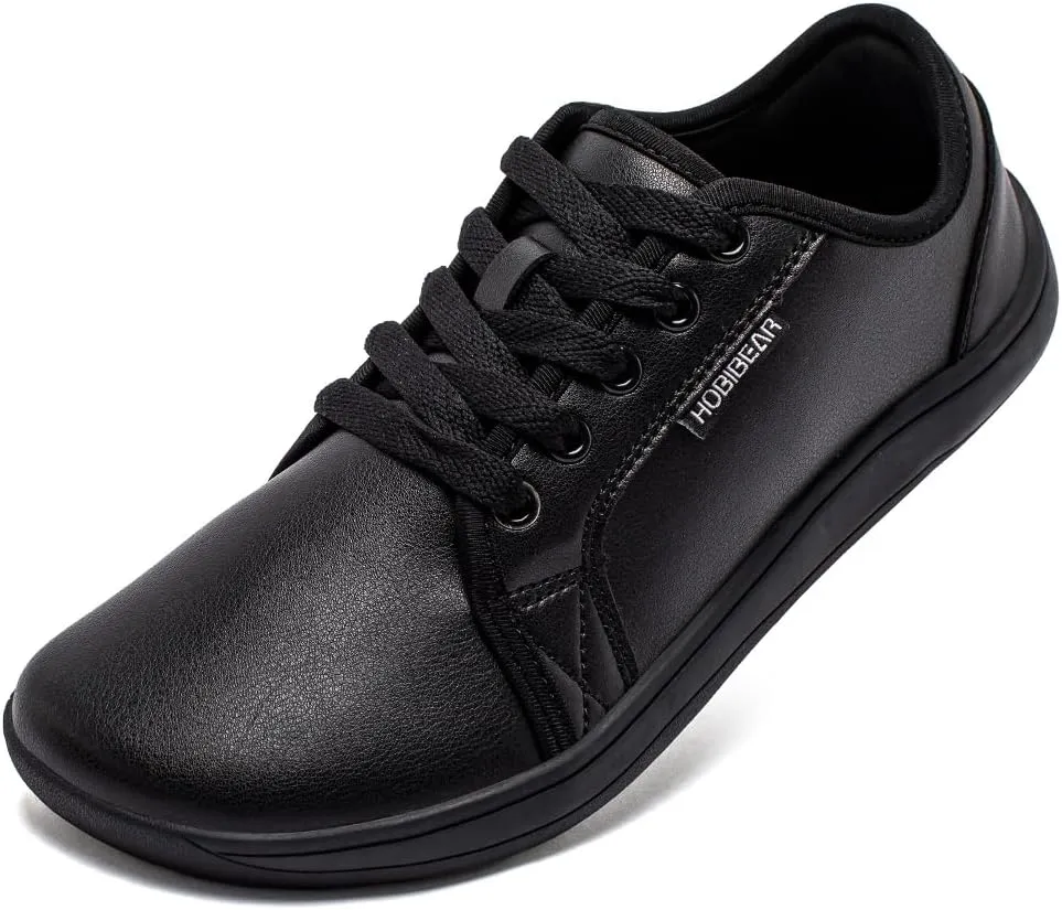 HOBIBEAR Womens Mens Wide Minimalist Barefoot Sneakers Zero Drop Shoes Lightweight Comfortable