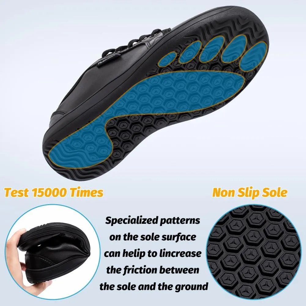 HOBIBEAR Womens Mens Wide Minimalist Barefoot Sneakers Zero Drop Shoes Lightweight Comfortable
