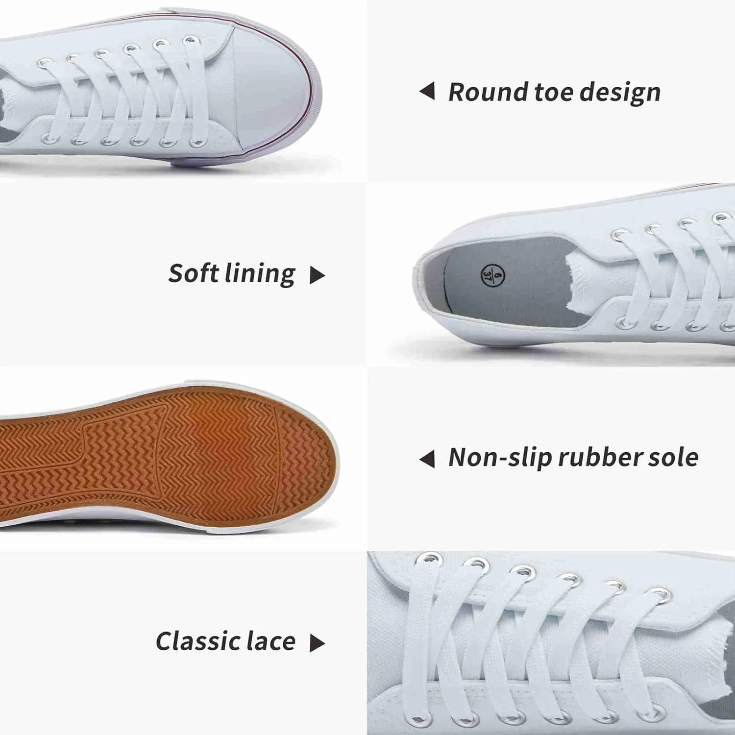 Iarus Womens Canvas Shoes Low top Sneakers for Womens Fashion Casual Shoes Walking Comfortable Shoes