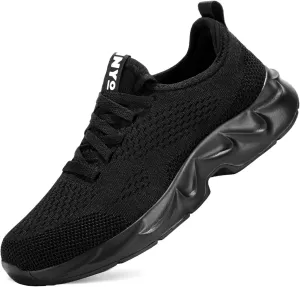 INYO Mens Tennis Shoes Walking Lightweight Sneakers No Slip Sports Workout Gym Shoes for Running