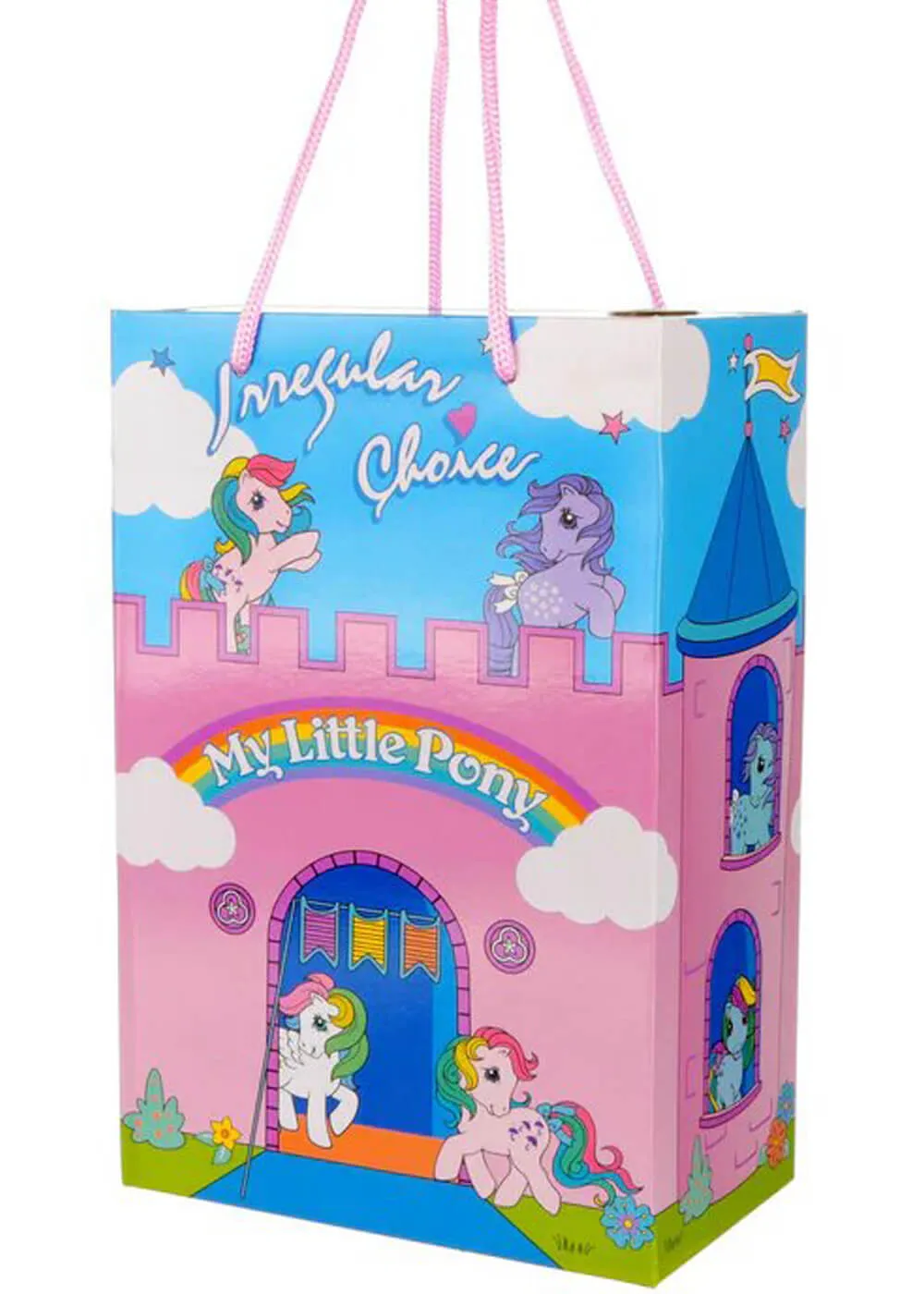 Irregular Choice x My Little Pony Rad Magic Lace-up Shoes Blue Pink