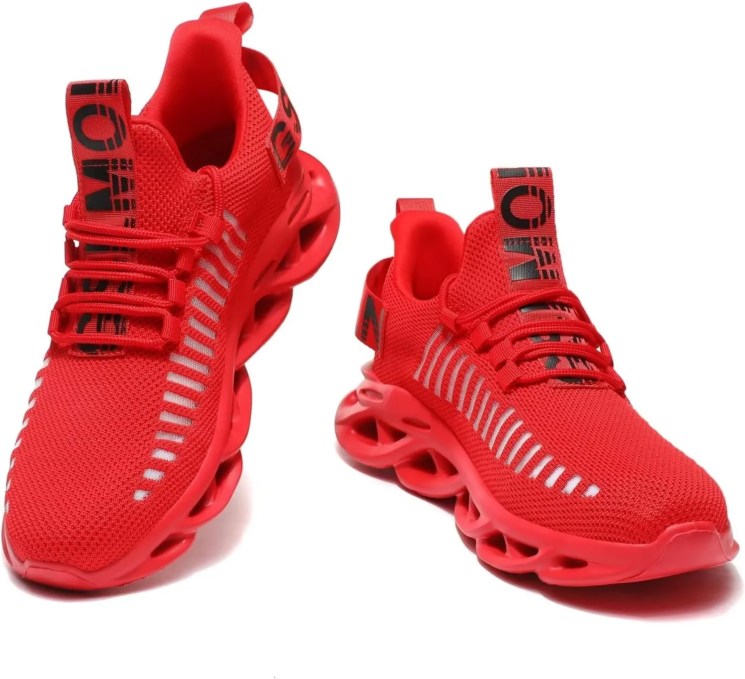 Jakcuz Men's Tennis Shoes Running Shoes Fashion Sneakers Lightweight Multi-Colors for Fitness