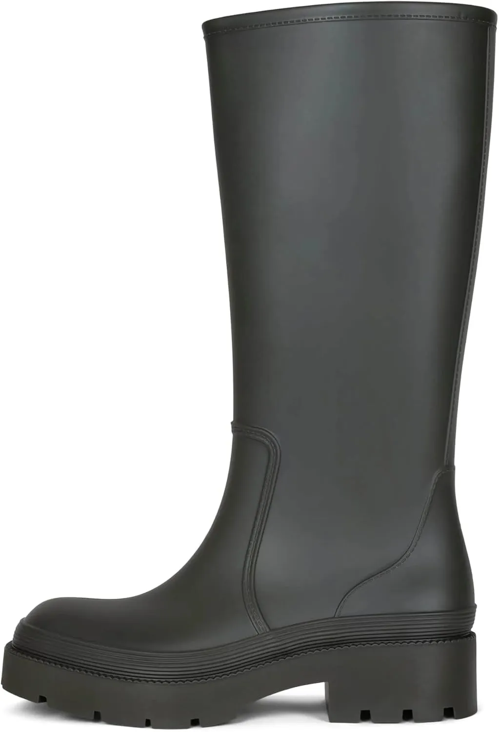 Jeffrey Campbell Womens Rainpour Waterproof Tall Rain Boots