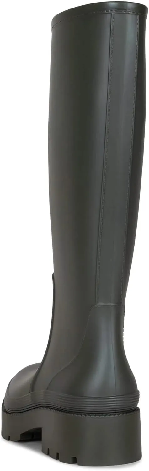 Jeffrey Campbell Womens Rainpour Waterproof Tall Rain Boots