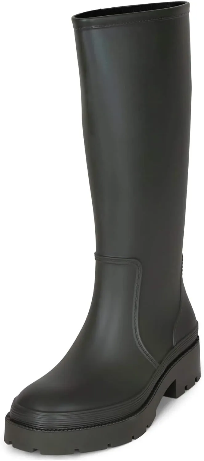 Jeffrey Campbell Womens Rainpour Waterproof Tall Rain Boots