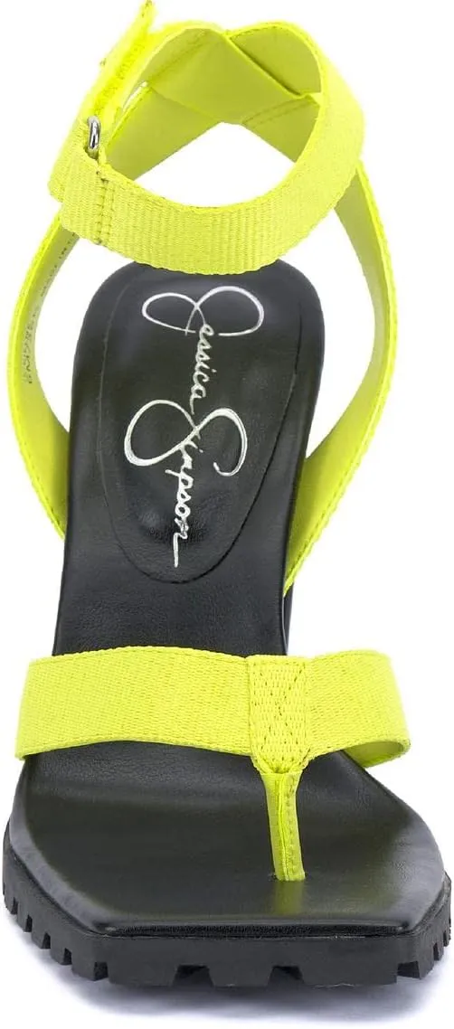 Jessica Simpson Kielne Women's Mixed Media Block Heel Sandals