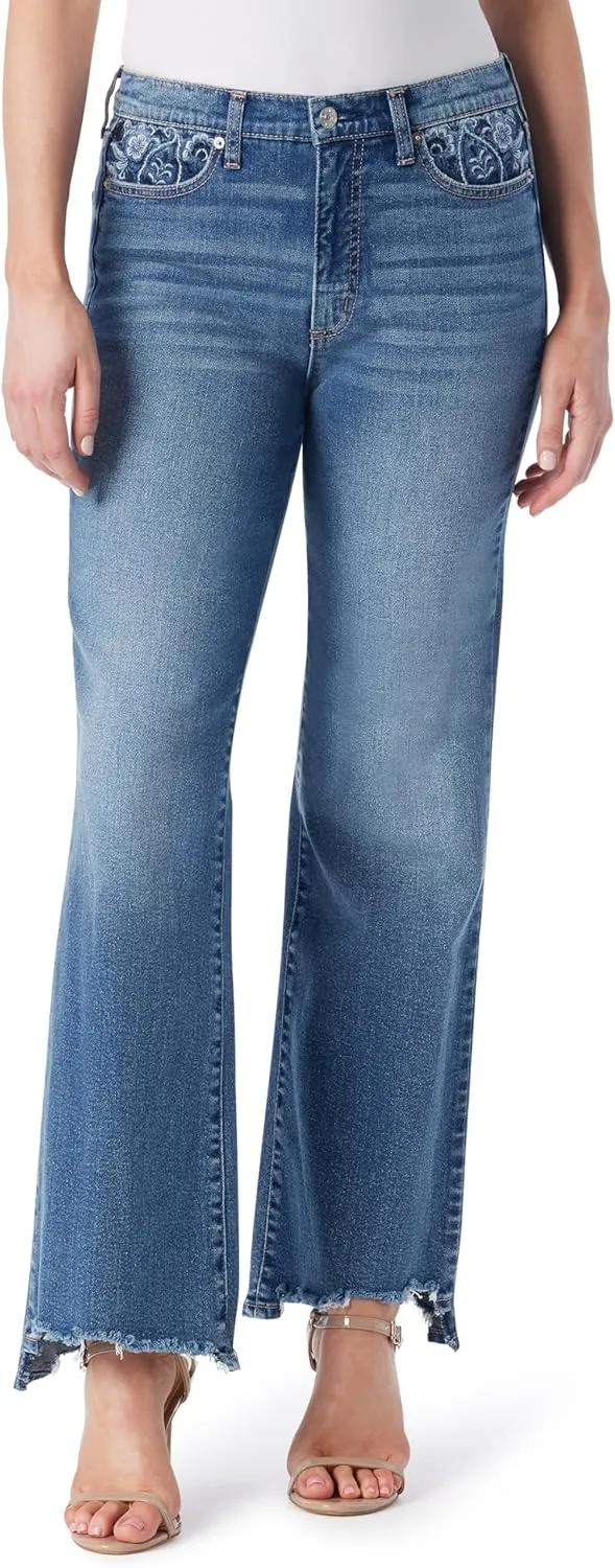 Jessica Simpson Women's Rhythm Mid Rise Bootcut Jean Standard