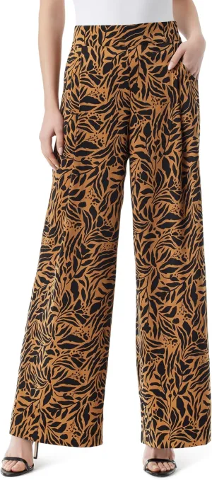 Jessica Simpson Women's Winnie High Rise Elastic Waist Wide Leg Pant Standard