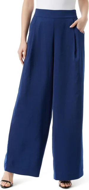 Jessica Simpson Women's Winnie High Rise Elastic Waist Wide Leg Pant Standard