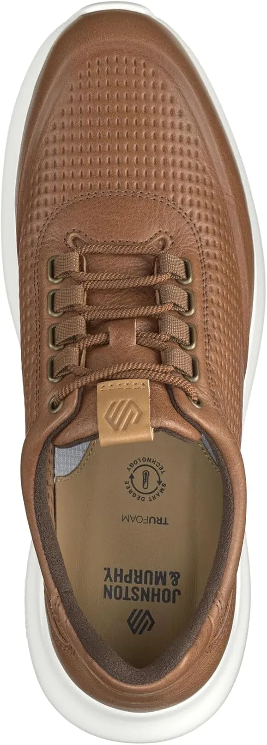 Johnston & Murphy Amherst 2.0 Embossed U-Throat Men’s Shoe – Mens Walking Shoes, Lightweight Casual Dress Sneakers for Men