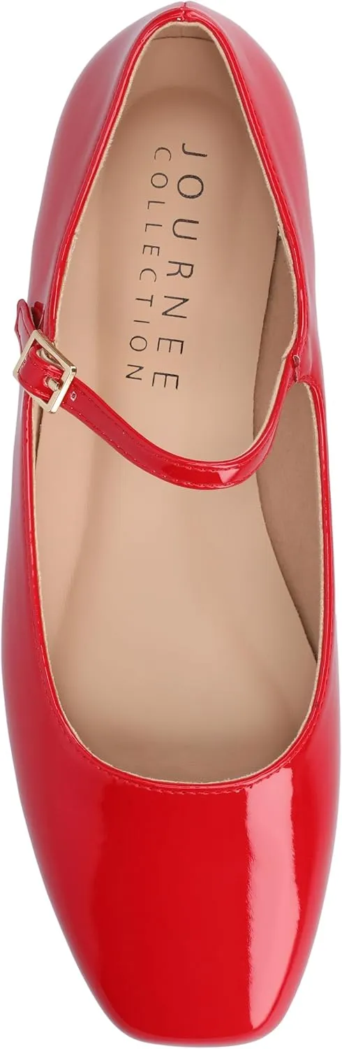Journee Collection Women's Carrie Mary Jane Flat