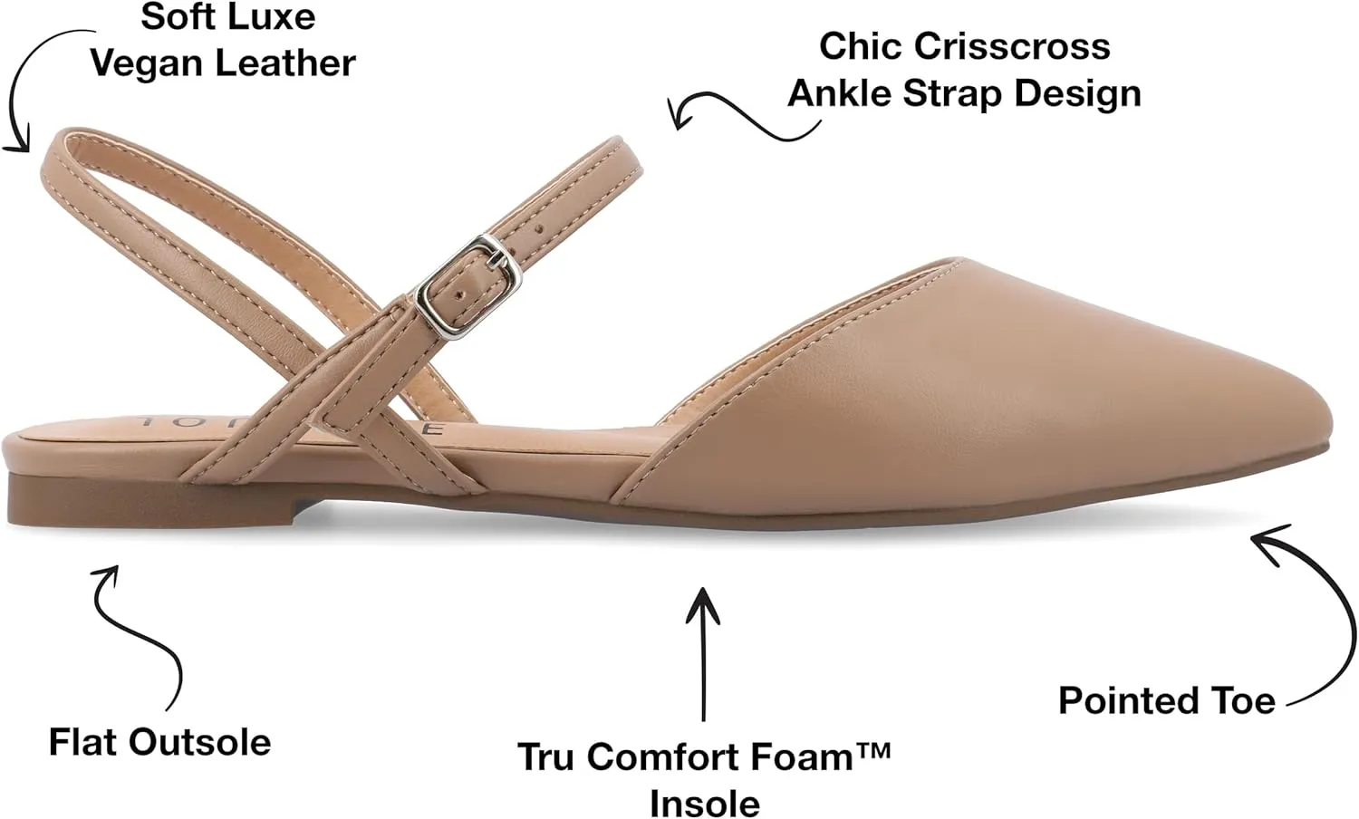 Journee Collection Women's Martine Ballet Flat