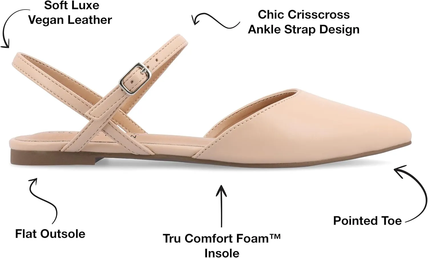 Journee Collection Women's Martine Ballet Flat