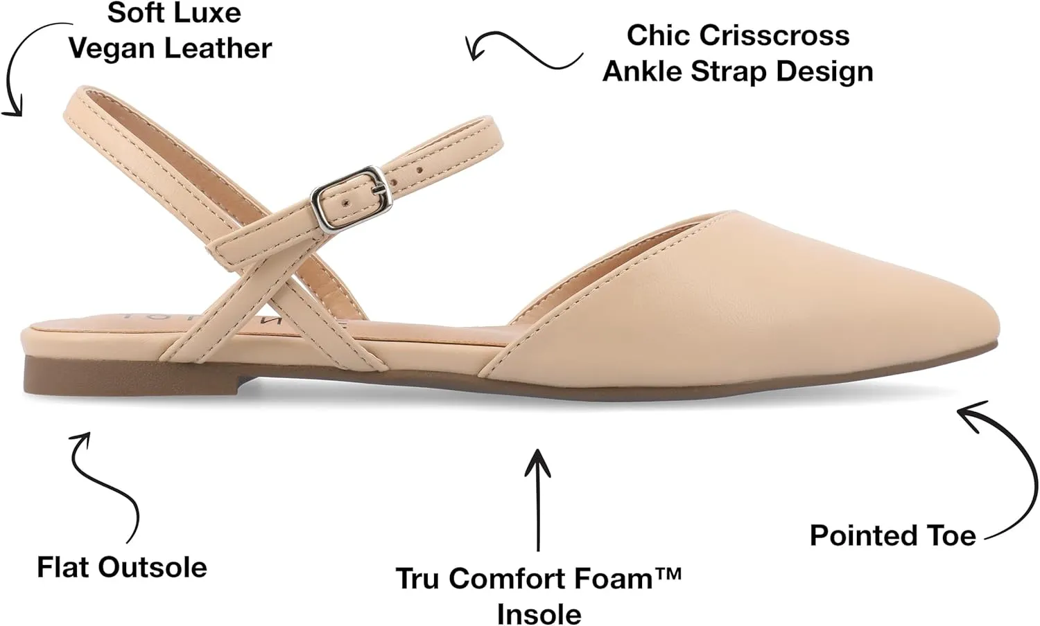 Journee Collection Women's Martine Ballet Flat