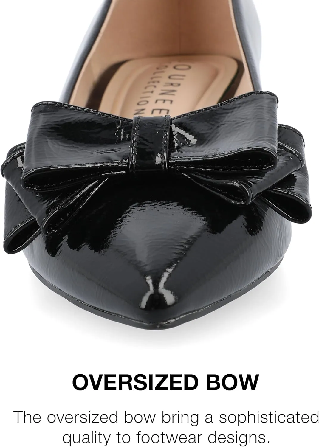 Journee Collection Womens Ophelia Bow Flat Shoes