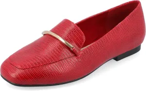 Journee Womens Loafer Flat Notched Topline Square Toe Slip-On Block Heel - Wrenn Casual Dress Shoe