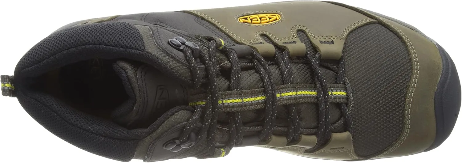 KEEN Men's Steens Mid Height Leather Waterproof Hiking Boots