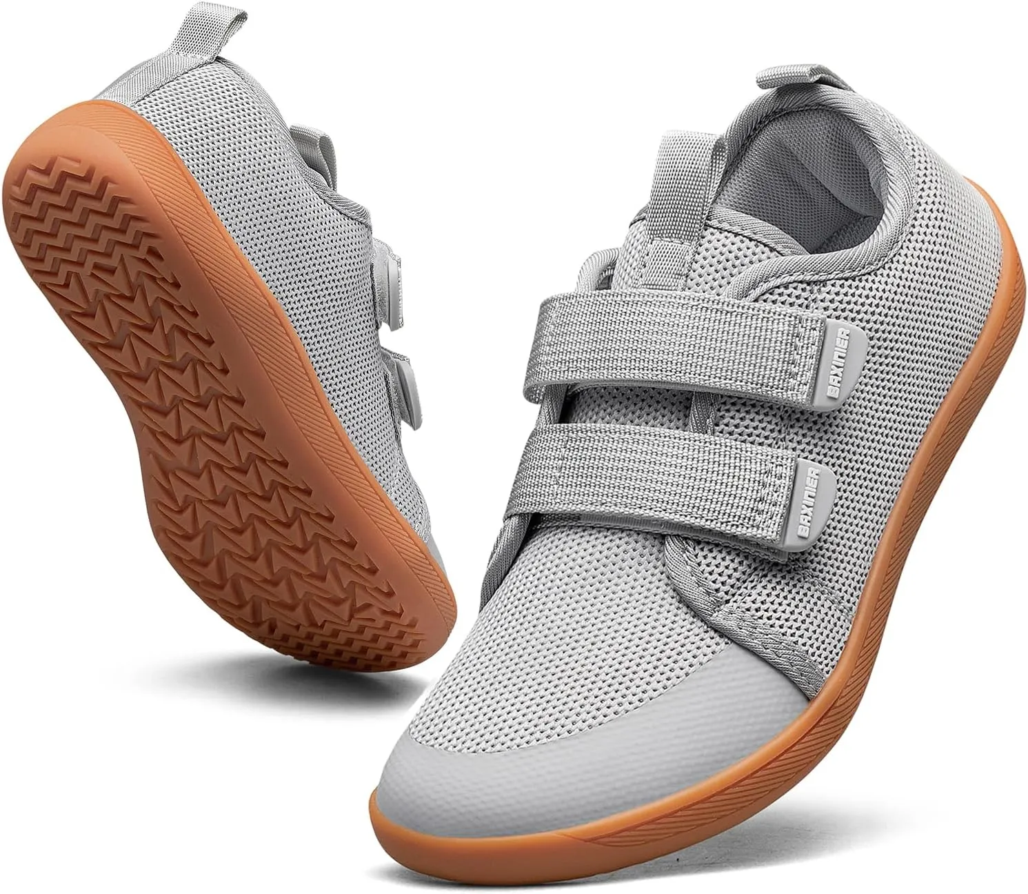 Kids Barefoot Shoes Wide Minimalist Sneakers Breathable Wide Toe Box Walking Shoes Zero Drop Lightweight Fashion Sneakers Boys/Girls/Little/Big